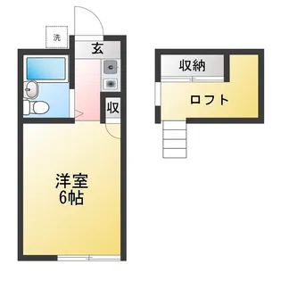 ハイツつつじヶ丘【1階】の間取り