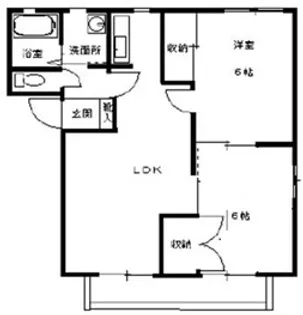パストラルB【1階】の間取り