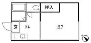 ハイコーポ五橋【1階】の間取り