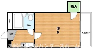 マルエスマンション牧野阪【3階】の間取り