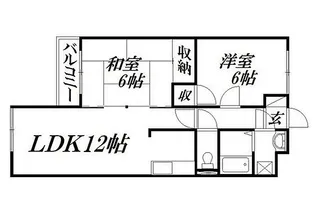 オーベルジュ葵【2階】の間取り