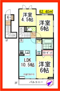 DL Villa Luminous SHONANDAI【2階】の間取り