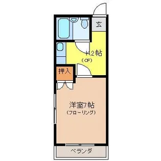 メゾン愛II【1階】の間取り