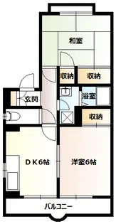 ドミ・クレイン【2階】の間取り