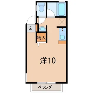 メゾンアウル【1階】の間取り