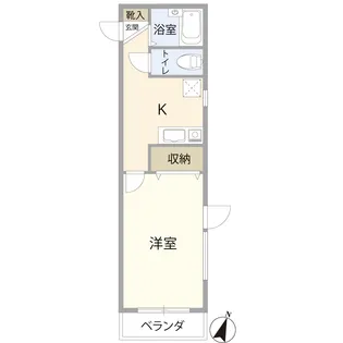 サンセールロジュマン【1階】の間取り