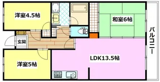 ルミエール厚生町【1階】の間取り