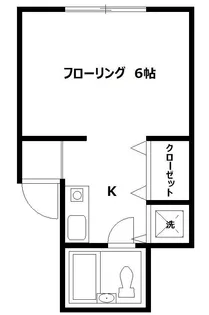 コーポ来夢【2階】の間取り
