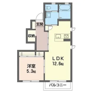 エストカーサ【1階】の間取り