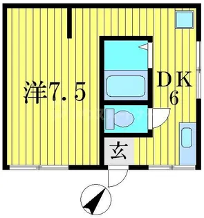 イズミハイツ【1階】の間取り