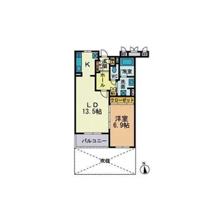 Crayon de Couleur【2階】の間取り