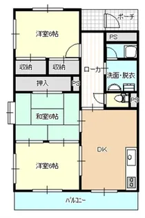 ハイツ・アーサー上井【2階】の間取り