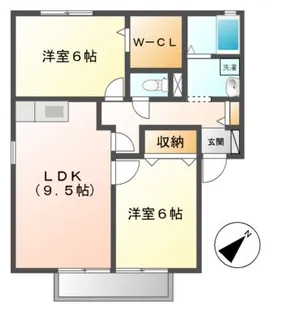 Cartier【1階】の間取り