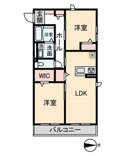 ソレイユドール【2階】の間取り