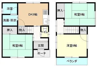 岡山県総社市金井戸【一戸建】の間取り