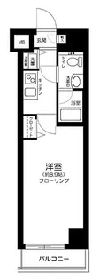 東京都中央区日本橋大伝馬町【マンション】の間取り
