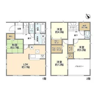 東京都八王子市川口町【一戸建】の間取り