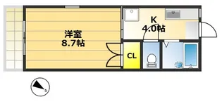 旭ヶ丘ニューライフII【2階】の間取り