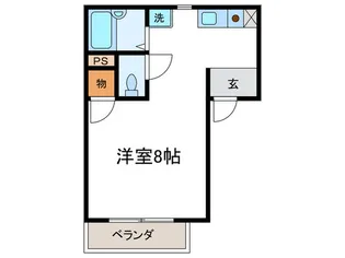 メゾン・ド・リジェール【1階】の間取り