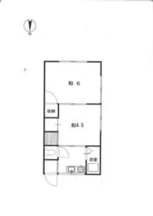 藤ハイツ上末吉【2階】の間取り