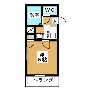 カンパネーラ相武台【2階】の間取り