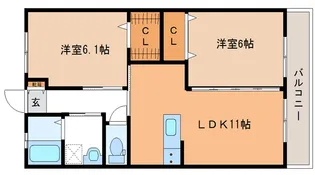 FREE FIELD(フリーフィールド)【2階】の間取り