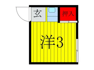 東京都豊島区東池袋4【アパート】の間取り