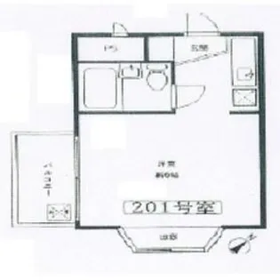 ユースフル駒沢大学【2階】の間取り