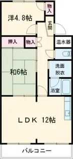 グリーンフォレスト【1階】の間取り