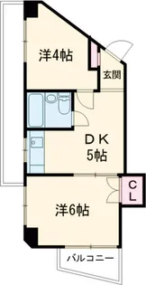 自由が丘センタービル【5階】の間取り