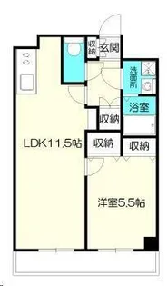 グラシアス【4階】の間取り