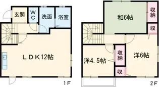 三重県桑名市青葉町2【一戸建】の間取り