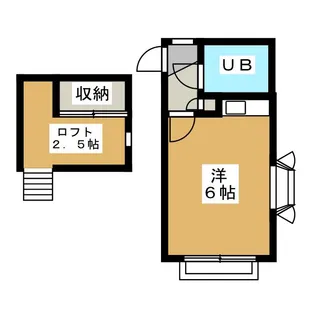 エスポワールモモイ【2階】の間取り