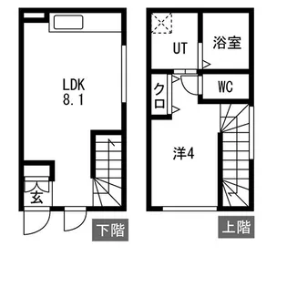 Hau';oli【1階】の間取り