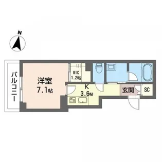 オアシス【2階】の間取り
