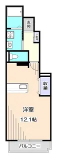 埼玉県所沢市大字山口【アパート】の間取り