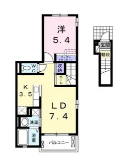 レガリア【2階】の間取り