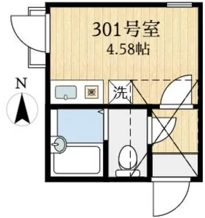 イル日暮里【3階】の間取り