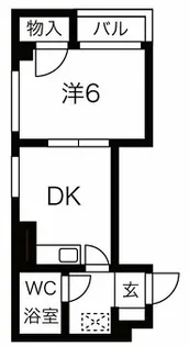 センチュリーアセットビル【6階】の間取り