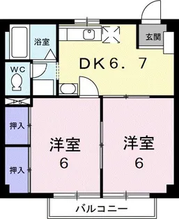 Villa ARAC【2階】の間取り