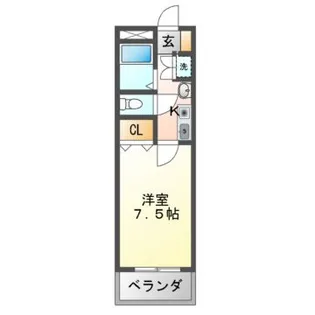 オーシャンI【3階】の間取り