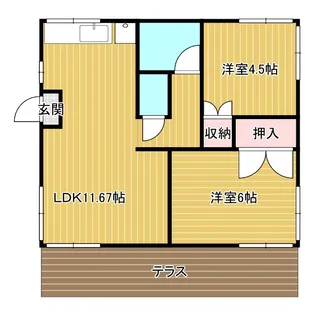 ピンキーI【1階】の間取り