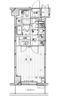 ルーブル清澄白河参番館【6階】の間取り