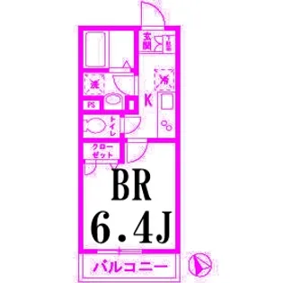 バルシュ矢向【2階】の間取り