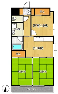 芳賀興産ビル【4階】の間取り