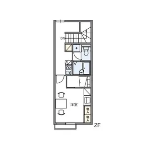 レオパレス藤花【2階】の間取り