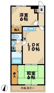 東京都八王子市東中野【アパート】の間取り