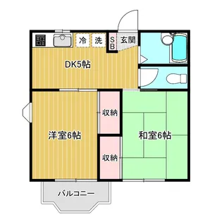 東京都杉並区和田1【アパート】の間取り