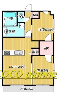メゾンシャリテIII【6階】の間取り