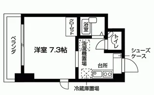 Capital Villa丸太町【2階】の間取り